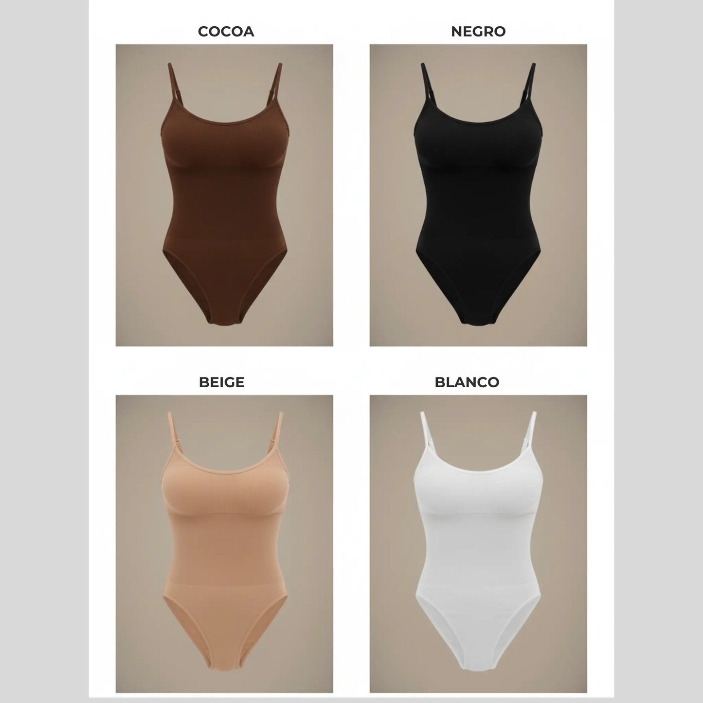 Pack X 3: Body moldeador  ajuste cómodo y estilo invisible + 🎁 crema piel de seda