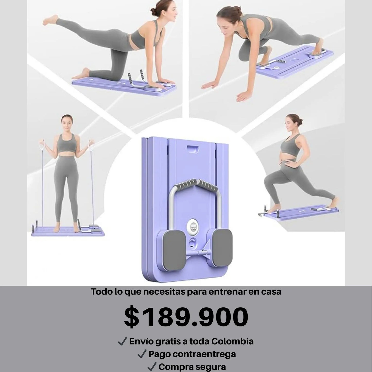 Tabla de Pilates Multifuncional para Entrenar en Casa
