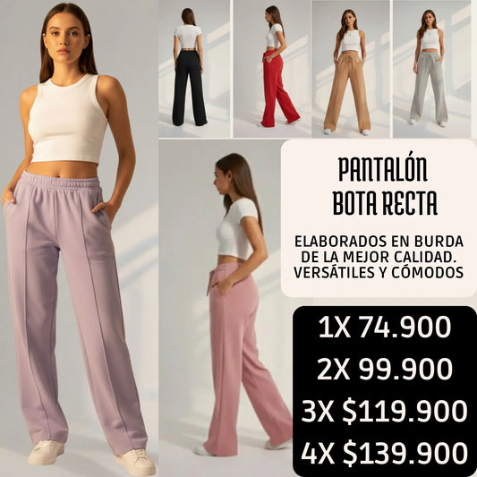 Pantalón Bota Recta