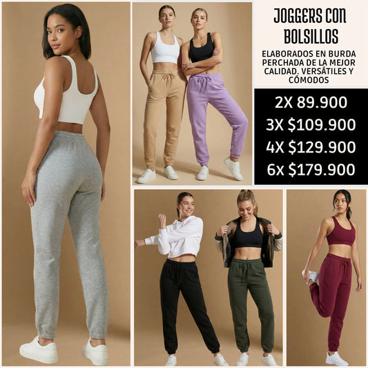 Jogger con bolsillos: Comodidad y estilo que te acompañan