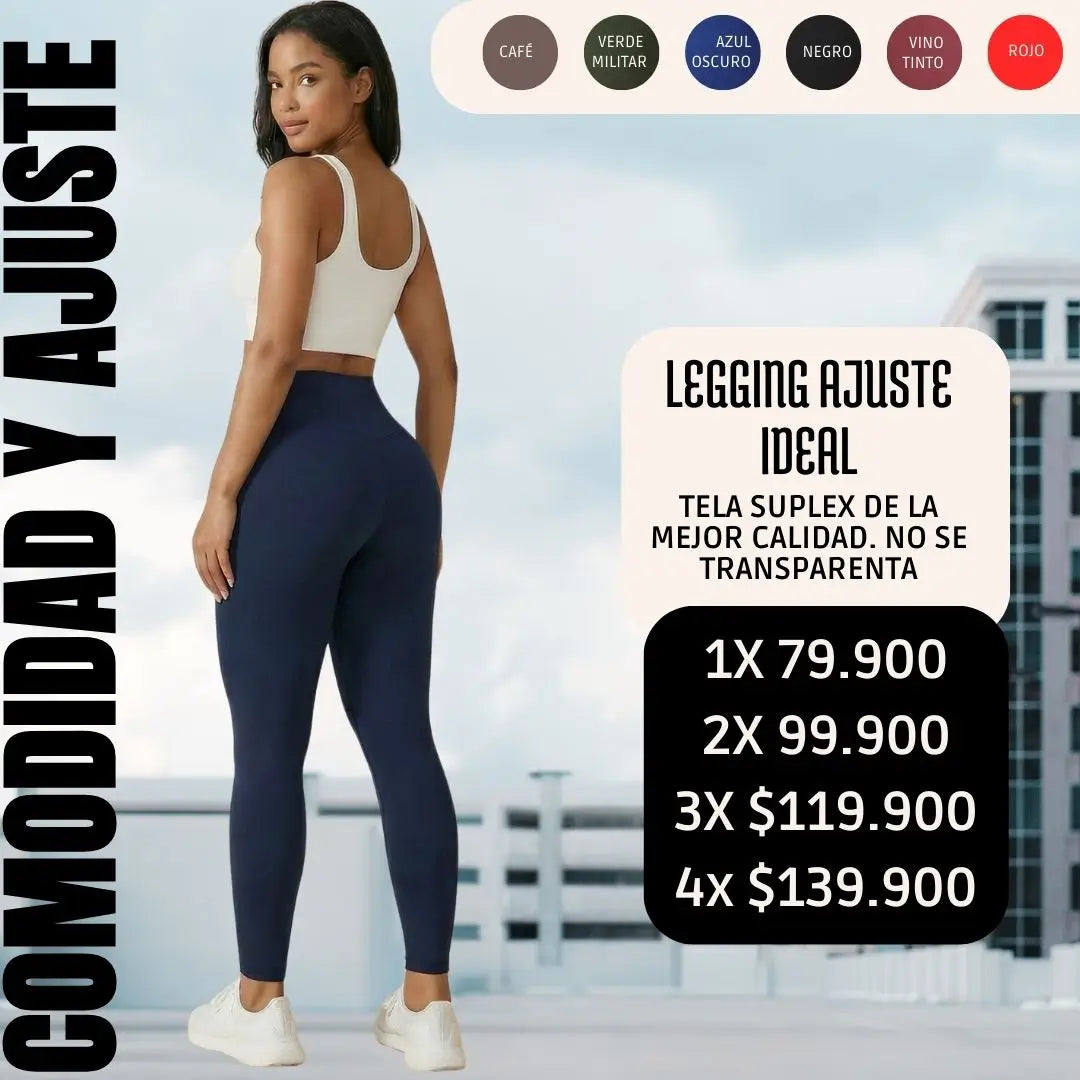 Leggings en Suplex:  para moverte con libertad
